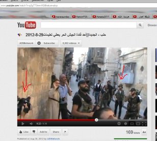 Spezialtruppe Aleppo mit Wehrmachtshut